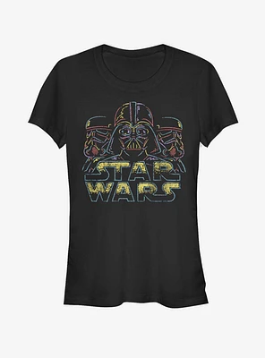Star Wars Neon Chalk Girls T-Shirt