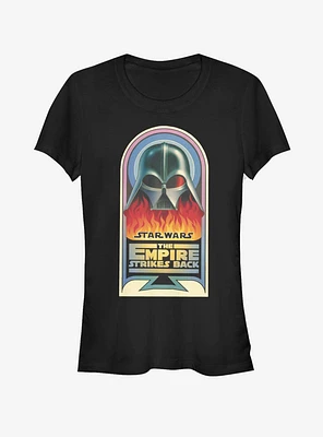 Star Wars Episode V The Empire Strikes Back Vader Flames Girls T-Shirt