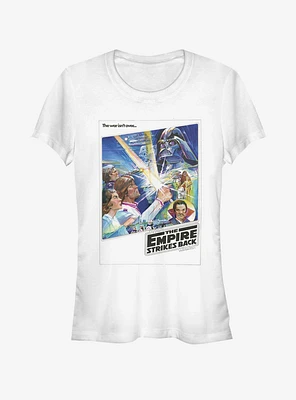 Star Wars Episode V The Empire Strikes Back War Isn't Over Poster Girls T-Shirt