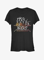 Star Wars Vintage Rock Girls T-Shirt