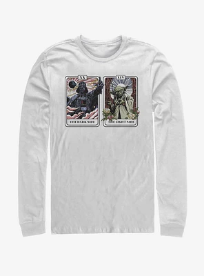 Star Wars Vader Yoda Tarot Long-Sleeve T-Shirt