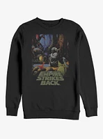 Star Wars Episode V The Empire Strikes Back Yoda Logo Poster Sweatshirt