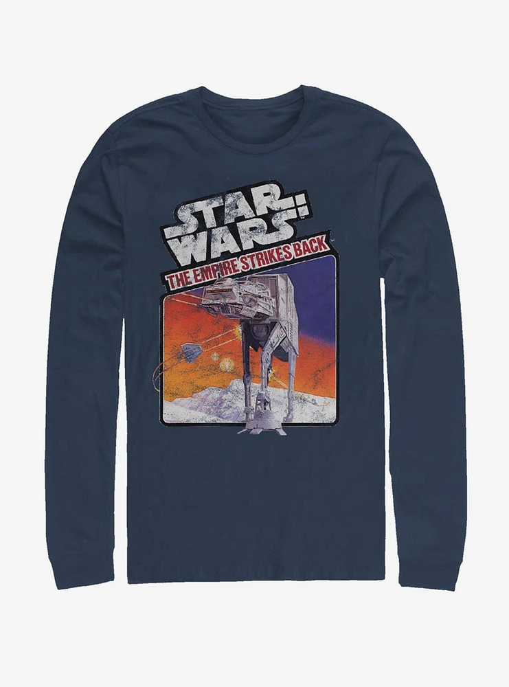 Star Wars The Empire Strikes Back Atari Cartridge Poster Long-Sleeve T-Shirt