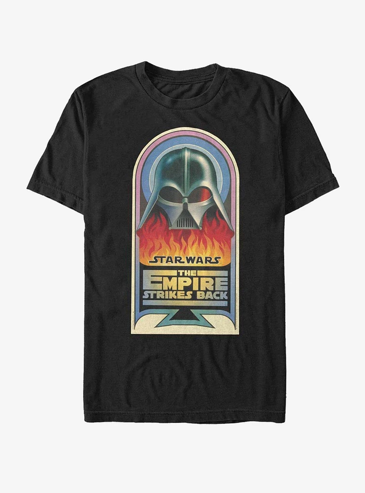 Star Wars The Empire Strikes Back Darth Vader Flames T-Shirt