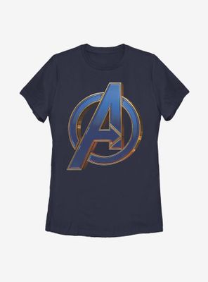 Marvel Avengers Blue Logo Womens T-Shirt