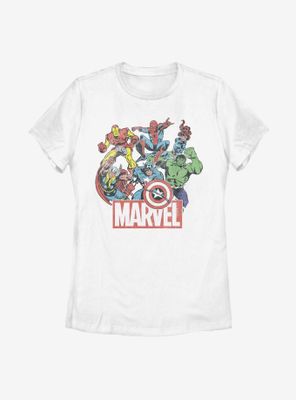 Marvel Avengers Heroes Of Today Womens T-Shirt