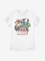 Marvel Avengers Heroes Of Today Womens T-Shirt