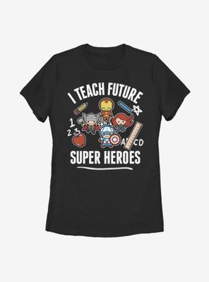 Marvel Avengers Teach Future Supers Womens T-Shirt