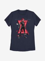 Marvel Black Widow Glitch Womens T-Shirt