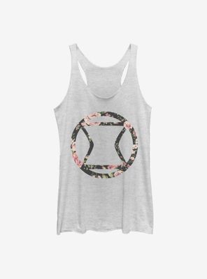 Marvel Black Widow Rose Womens Tank Top