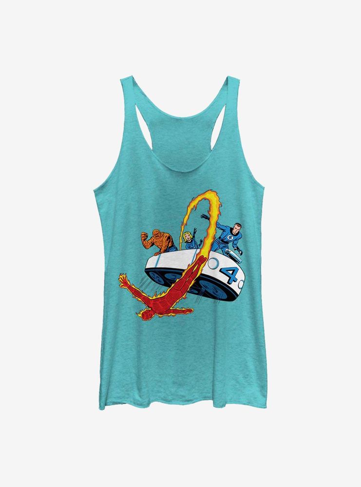 Marvel Fantastic Four Vehicle Womens Tank Top