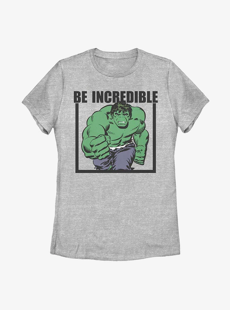 Marvel Hulk Be Incredible Womens T-Shirt