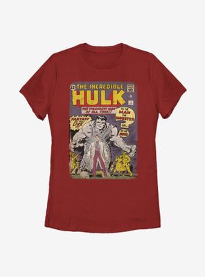 Marvel Hulk Comic Cover Womens T-Shirt