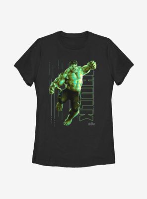 Marvel Hulk Glow Womens T-Shirt