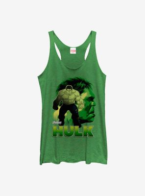 Marvel Hulk Smash Sil Womens Tank Top