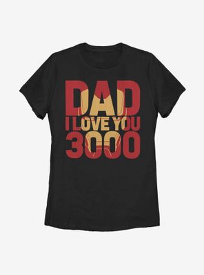 Marvel Iron Man Dad 3000 Womens T-Shirt