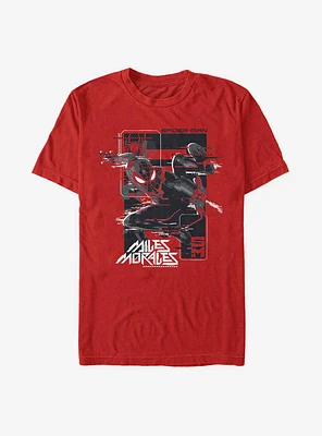 Marvel Spider-Man Miles Morales Slinging Web T-Shirt
