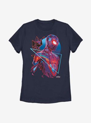 Marvel Spider-Man Miles Morales Eighties Style Womens T-Shirt