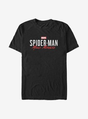Marvel Spider-Man Miles Morales Game Title T-Shirt