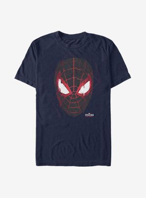 Marvel Spider-Man Miles Morales Glitch Mask T-Shirt