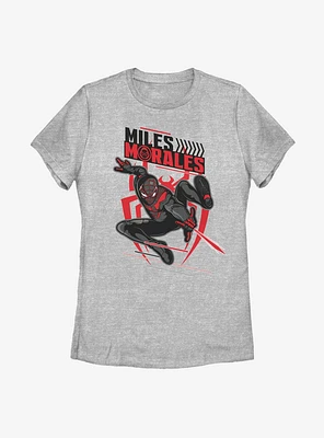 Marvel Spider-Man Miles Morales Swing Womens T-Shirt