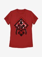 Marvel Spider-Man Miles Morales Triangle Waves Womens T-Shirt