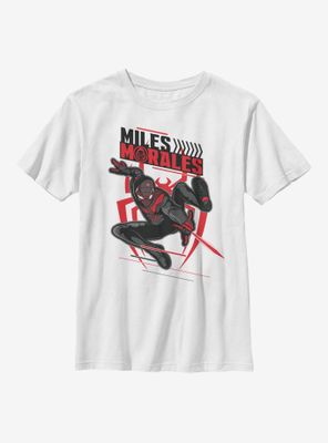 Marvel Spider-Man Miles Morales Swing Youth T-Shirt