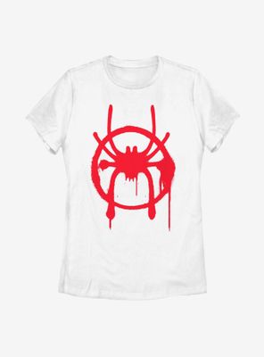 Marvel Spider-Man Miles Morales Symbol Womens T-Shirt
