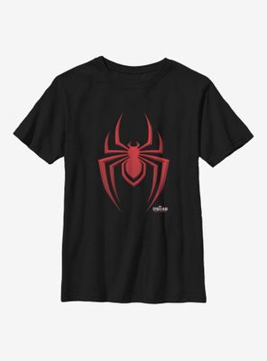 Marvel Spider-Man Miles Morales Icon Logo Youth T-Shirt
