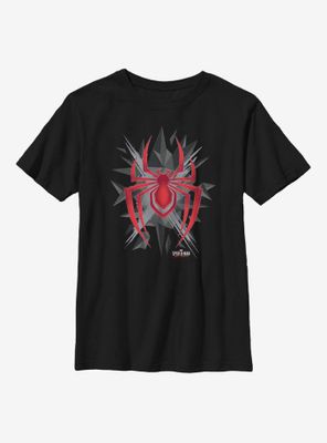 Marvel Spider-Man Miles Morales Low Poly Youth T-Shirt