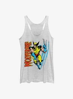 Marvel Wolverine Claw Flip Womens Tank Top