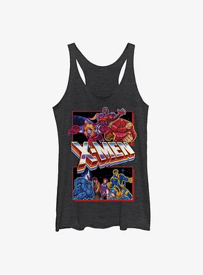 Marvel X-Men Arcade Fight Womens Tank Top