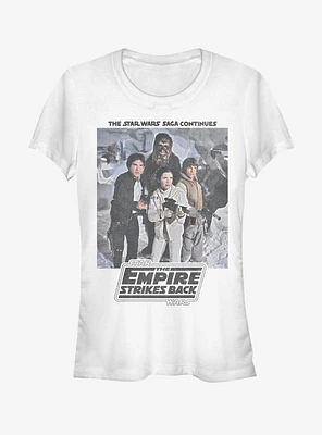 Star Wars Episode V The Empire Strikes Back Crew Photo Poster Girls T-Shirt