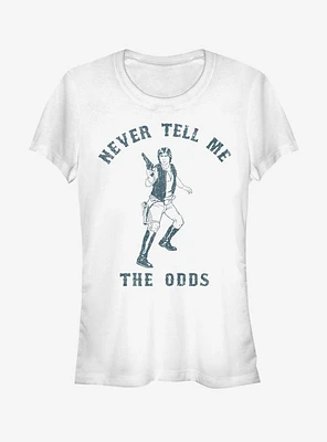 Star Wars Never Han Solo Tell Me Girls T-Shirt