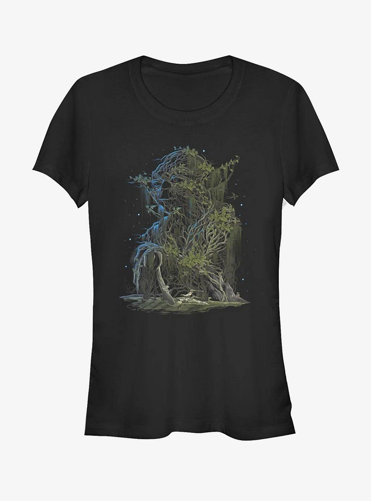 Star Wars Nature Yoda Girls T-Shirt