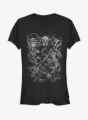 Star Wars The Mandalorian Brawl Girls T-Shirt