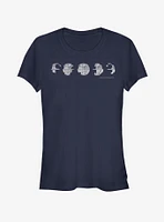 Star Wars Death Parts Phases Girls T-Shirt