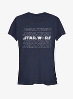 Star Wars Logo Darth Vader Girls T-Shirt