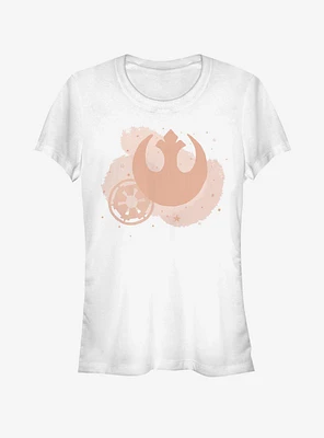 Star Wars Minimal Brush Logos Girls T-Shirt