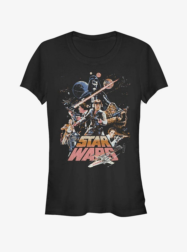 Star Wars Stand And Fight Girls T-Shirt