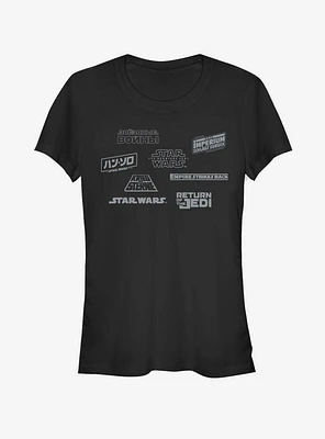 Star Wars Logos Girls T-Shirt