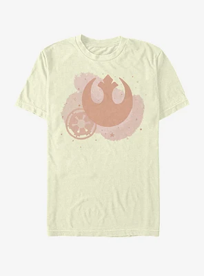 Star Wars Minimal Brush Logos T-Shirt