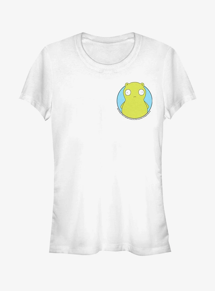 Bob's Burgers Kuchi Kopi Pocket Hit Girls T-Shirt