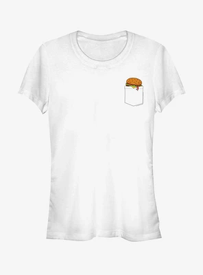 Bob's Burgers Faux Pocket Burger Girls T-Shirt