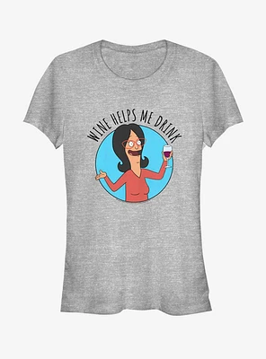 Bob's Burgers Linda Belcher Wine Helps Girls T-Shirt