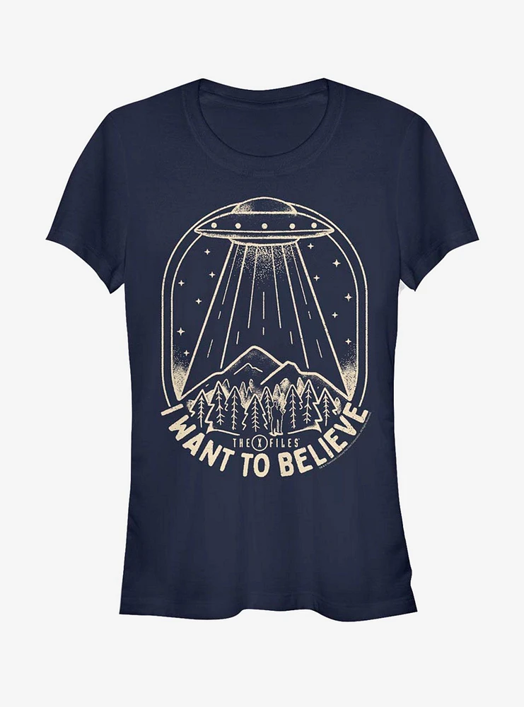 The X-Files UFO Stamp Girls T-Shirt