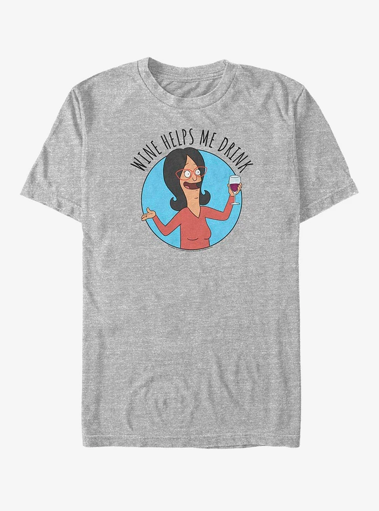 Bob's Burgers Linda Belcher Wine Helps T-Shirt