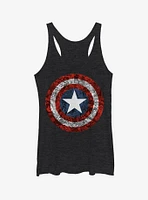 Marvel Captain America Comicbook Shield Girls Tank