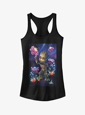 Marvel Guardians Of The Galaxy Groot Plants Girls Tank