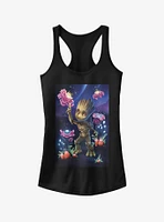 Marvel Guardians Of The Galaxy Groot Plants Girls Tank